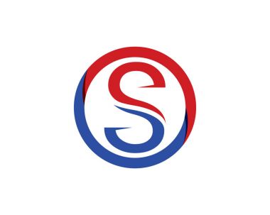 S logosu ve sembolleri şablon vektör simgeler