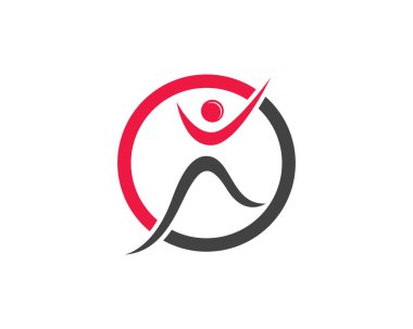 Sağlık personeli logosu ve sembolleri simgeler 