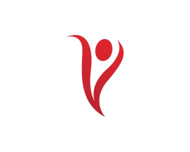 Sağlık başarısı insanlar logoyu ve sembolleri önemser