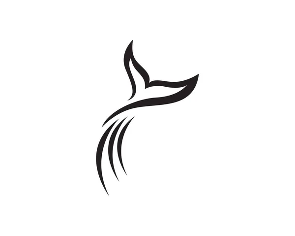 Delfín peces logotipo y símbolos animales — Vector de stock