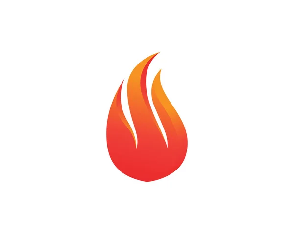 Tűz jel és szimbólum sablon ikonok app — Stock Vector