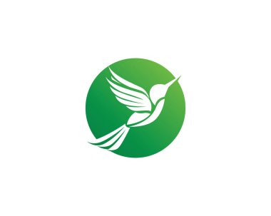 Sinek kuşu simge logo ve sembolleri şablon vektör