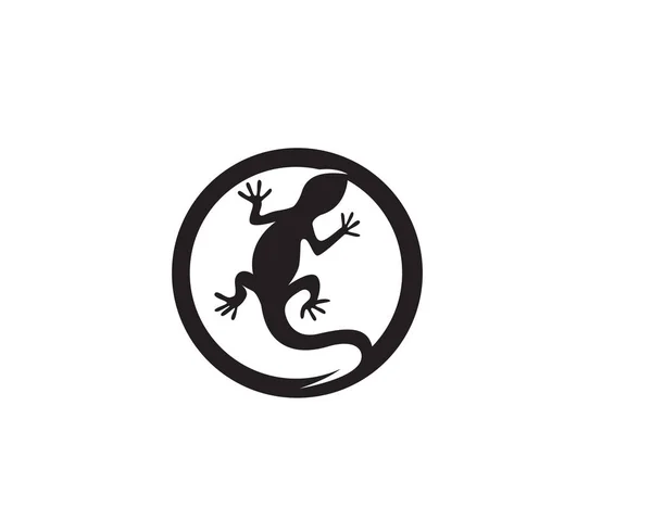 Lagarto vetor ícone logotipo e símbolos modelo — Vetor de Stock