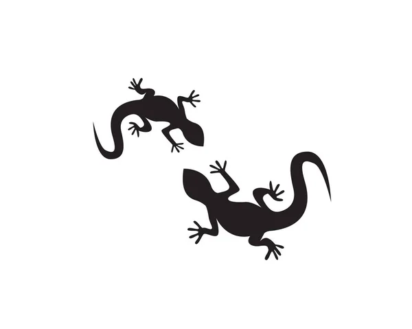 Lizard vektor ikon logotyp och symboler mall — Stock vektor