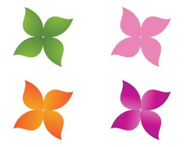 Beyaz bir arka plan üzerinde çiçek çiçek desenleri