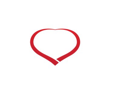 Logo ve sembolleri vektör şablon simgeler app seviyorum