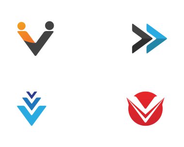 iş soyut logo tasarım şablonu