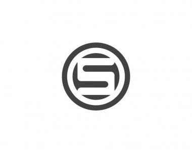 S logosu ve sembolleri şablon vektör simgeler