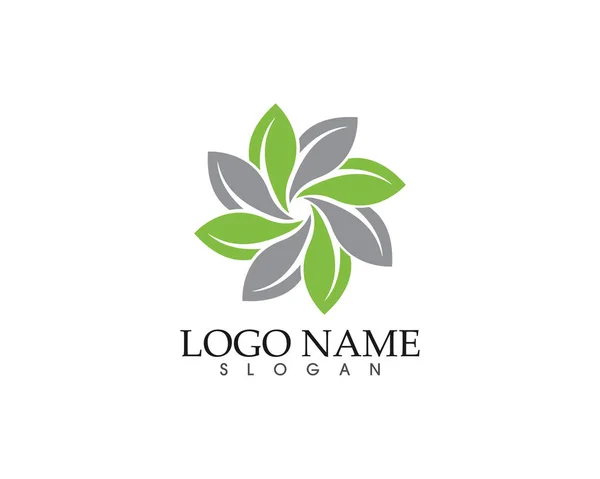 Ecologie icône vectorielle logo et modèle de symbole — Image vectorielle