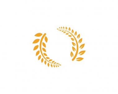  Tarım pirinç gıda yemek logo ve sembolleri şablon simgeler vect