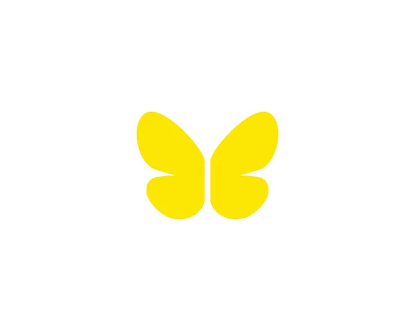 Mariposa conceptual simple, icono colorido. Logo. Vector illustr — Archivo Imágenes Vectoriales