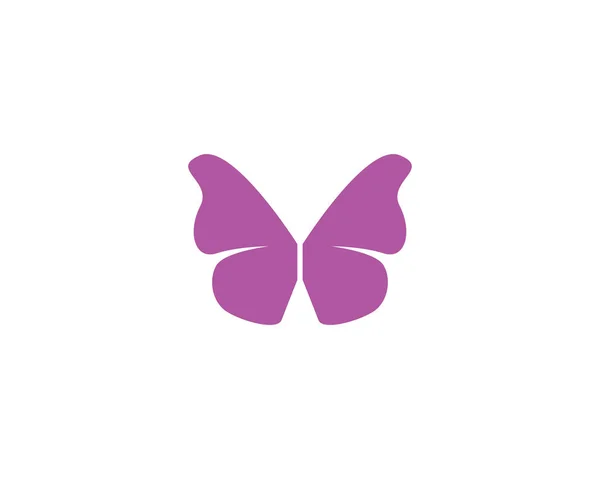 Mariposa conceptual simple, icono colorido. Logo. Vector illustr — Archivo Imágenes Vectoriales