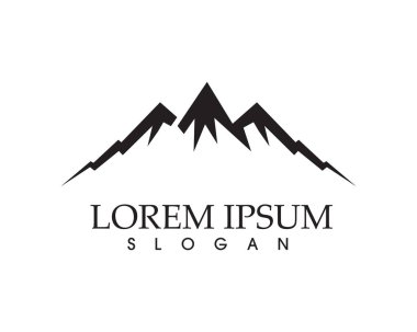 Dağ Logosu İş Şablonu Vektörü