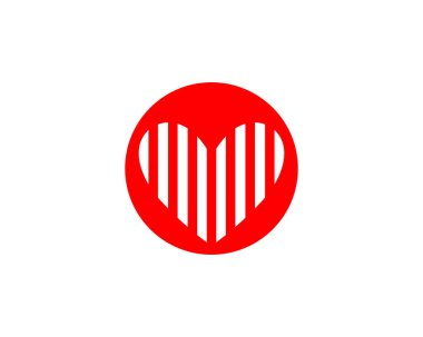 Logo ve sembolleri vektör şablon simgeler app seviyorum