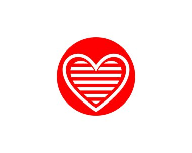 Logo ve sembolleri vektör şablon simgeler app seviyorum