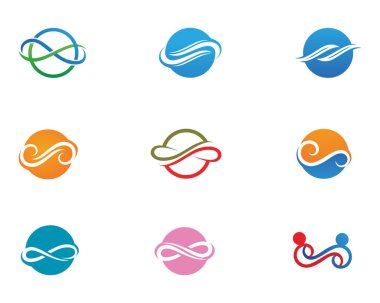Sonsuzluk logosu ve sembol simge simgeleri uygulaması 
