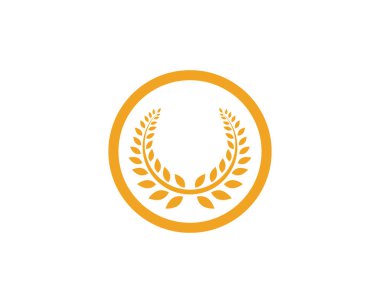 Tarım buğday Logo şablonu vektör simgesi tasarım app