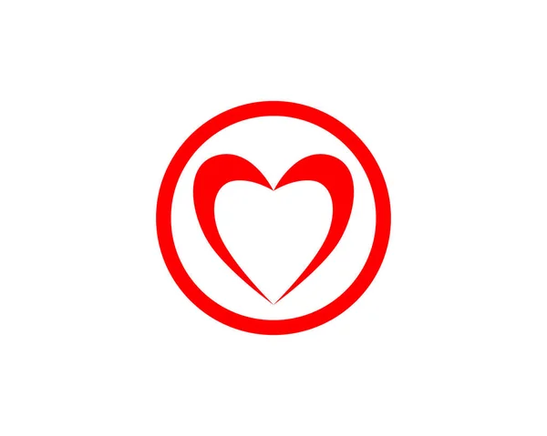 Logotipo e símbolos do amor Ícones do modelo vetorial —  Vetores de Stock