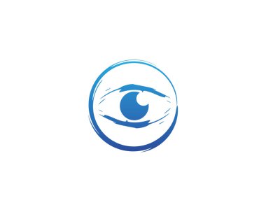 Göz bakımı logo ve sembolleri şablon vektör simgeleri