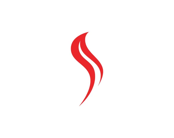 Fuego llama vector naturaleza logotipo y símbolos iconos plantilla — Vector de stock