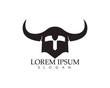 Savaşçı maskesi Knight Titan Sparta Spartan basit siluet