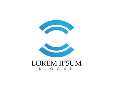 Daire logo ve sembolleri vektör simgeler şablonu