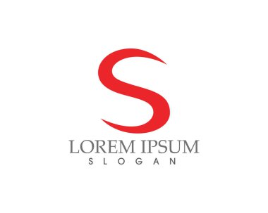 S logosu ve sembolleri şablon vektör simgeler