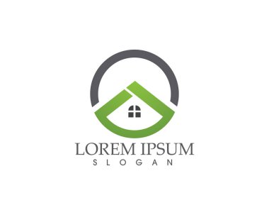 ev tatlı ev, binalar logo ve simgeleri simgeleri şablonu