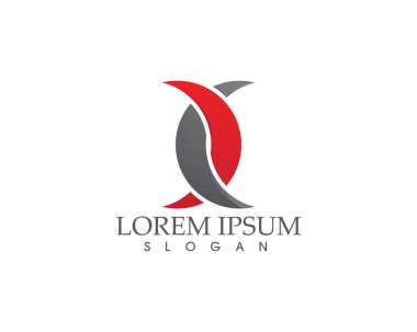 iş soyut logo tasarım şablonu..