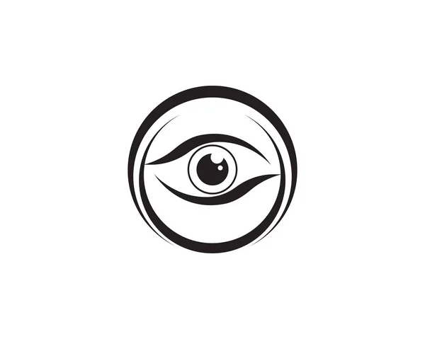 Λογότυπο φροντίδας ματιών και εικονίδια διάνυσμα συμβόλων app.. — Διανυσματικό Αρχείο
