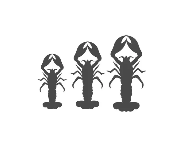 Icon crayfish. Lobster — Stock Vector