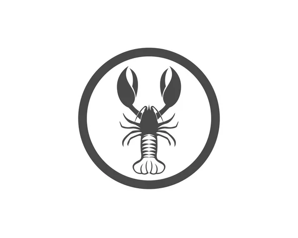 Icon crayfish. Lobster — Stock Vector