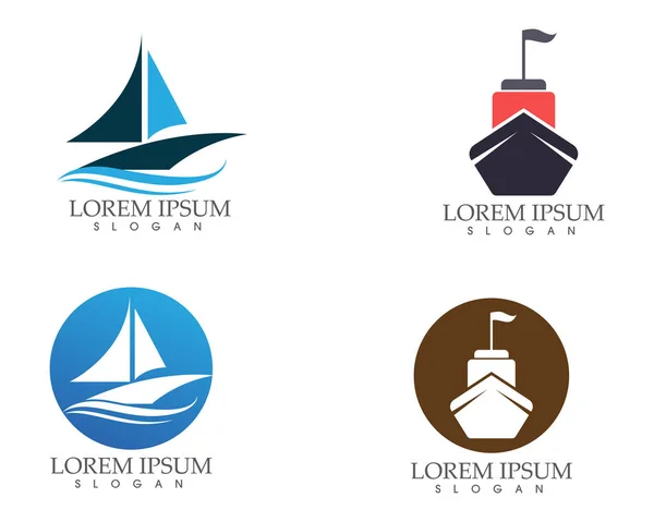 Ship filled outline icon transport and boat vector image..