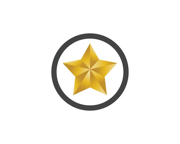 Star Logo Template vector pictogram illustratie ontwerp — Stockvector