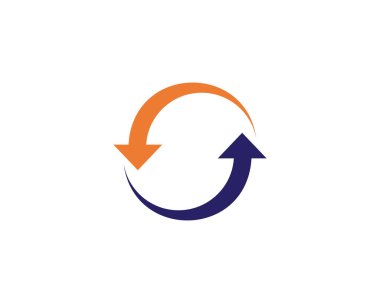 Ok vektör illüstrasyon simgesi Logo Şablonu tasarımı