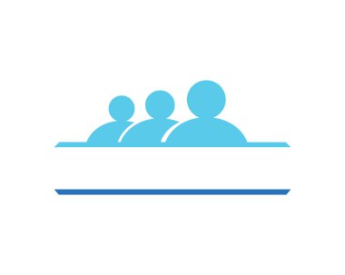 Evlat Edinme ve Toplum Bakımı Logo şablonu vektör simgesi