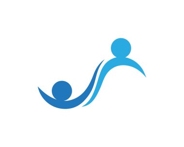 Evlat Edinme ve Toplum Bakımı Logo şablonu vektör simgesi