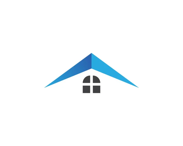 Fastigheter, boende och byggande Logo design för företag — Stock vektor