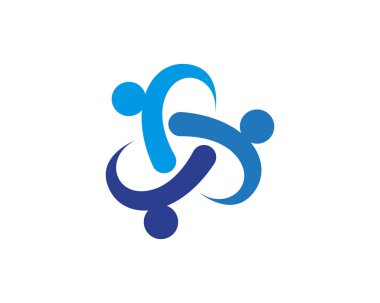 Topluluk soğan insanların bakım logo ve sembolleri şablonu