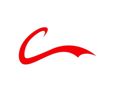 C Harfi Logo Şablon Tasarım Vektörü