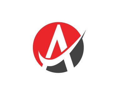 Bir Logo mektup iş şablonu vektör simgesi