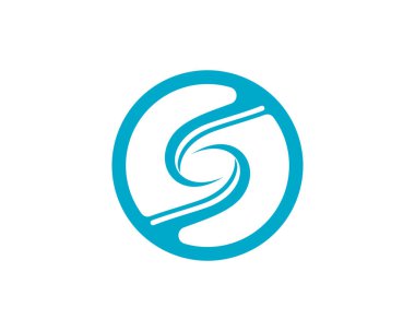 S logosu ve sembolleri şablon vektör simgeler..