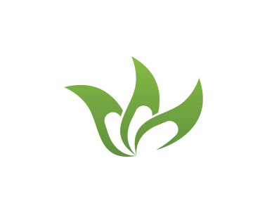 Sağlık, Spa ve Yoga için Lotus çiçek işareti. Vektör Illustratio