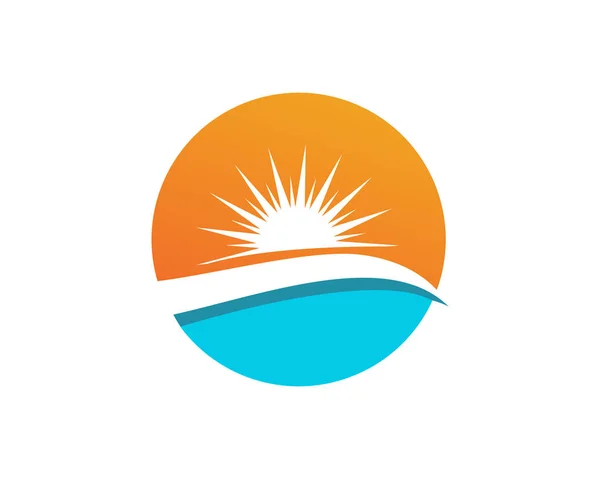 Ποταμός λογότυπο πρότυπο διάνυσμα εικονίδιο app εικονογράφηση, — Διανυσματικό Αρχείο