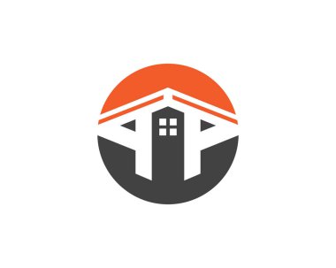 ev binalar logo ve simgeleri simgeleri şablonu,