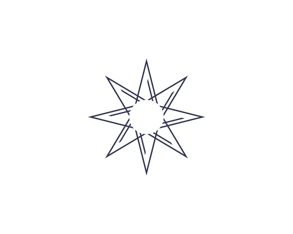 Star Logo Plantilla vector icono ilustración diseño. — Archivo Imágenes Vectoriales
