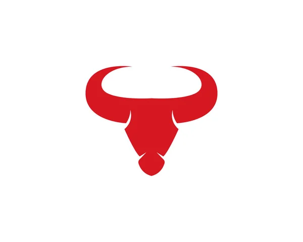 Bull Taurus Logo Template vetor ícone ilustração , —  Vetores de Stock