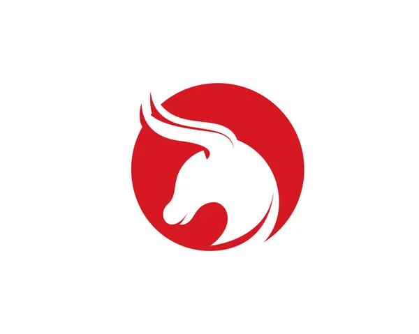 Modèle de logo Bull Taurus illustration d'icône vectorielle , — Image vectorielle