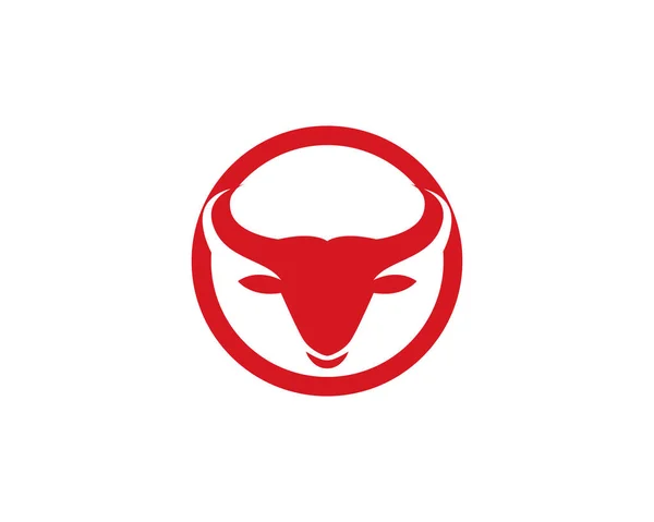 Modèle de logo Bull Taurus illustration d'icône vectorielle , — Image vectorielle