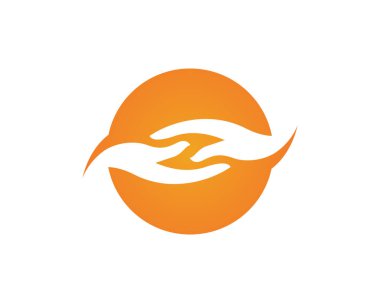 El yardım logosu ve semboller şablon uygulamaları